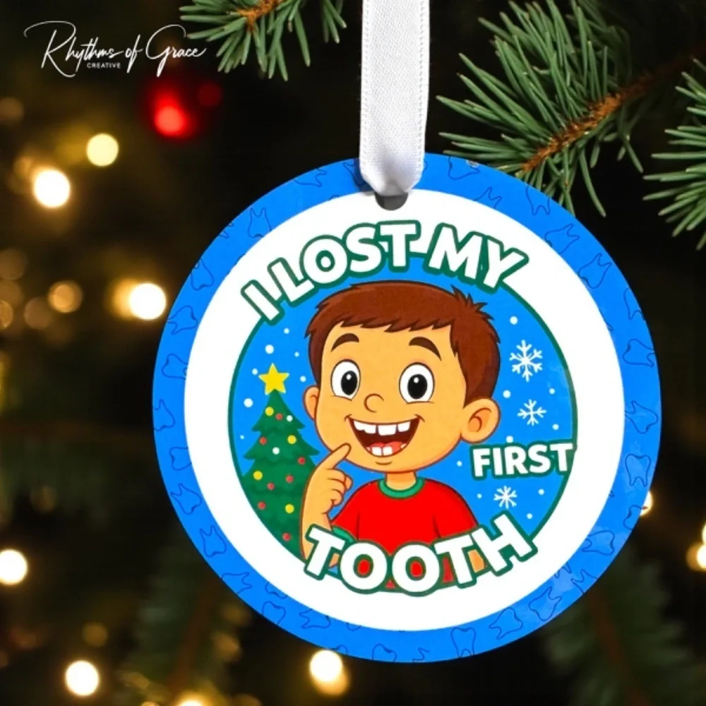 I Lost My First Tooth Ornament - Personalized Keepsake for Cherished Memories!